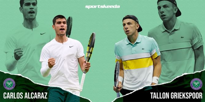 Wimbledon 2022: Carlos Alcaraz vs Tallon Griekspoor preview, head-to-head, prediction, odds and pick