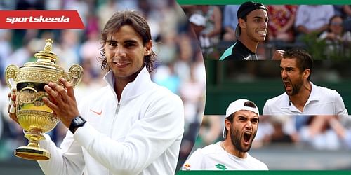 Rafael Nadal's Wimbledon draw is quite challenging.