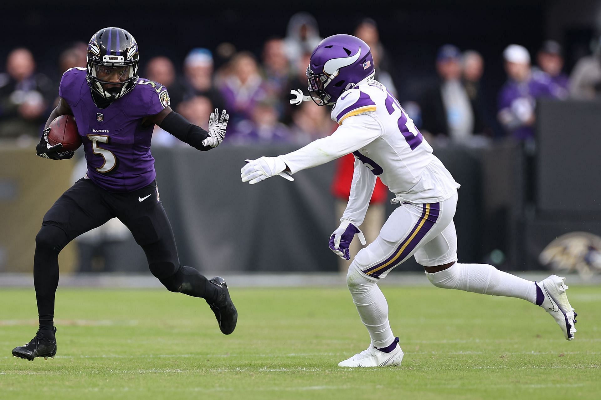 Baltimore Ravens WR Marquise Brown