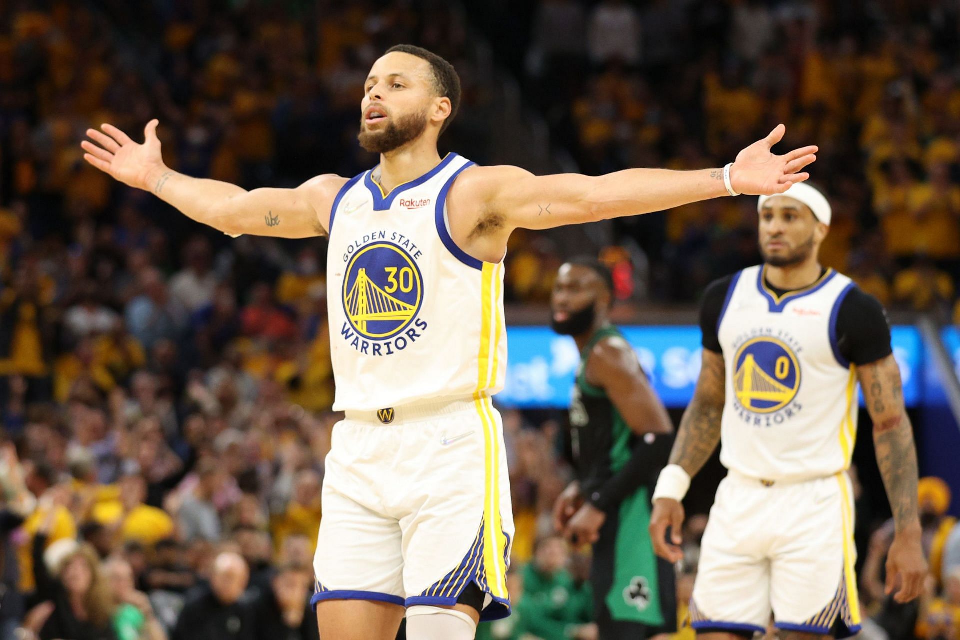 Steph Curry did not make a three-point shot in Game 5 of the 2022 NBA Finals