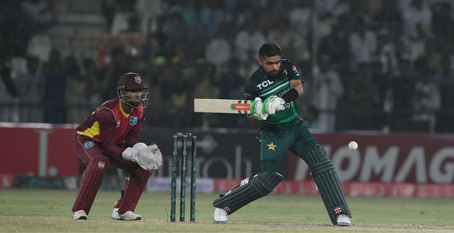 Babar Azam scored 103 runs to guide Pakistan to a convincing win (Credit: Getty Images)