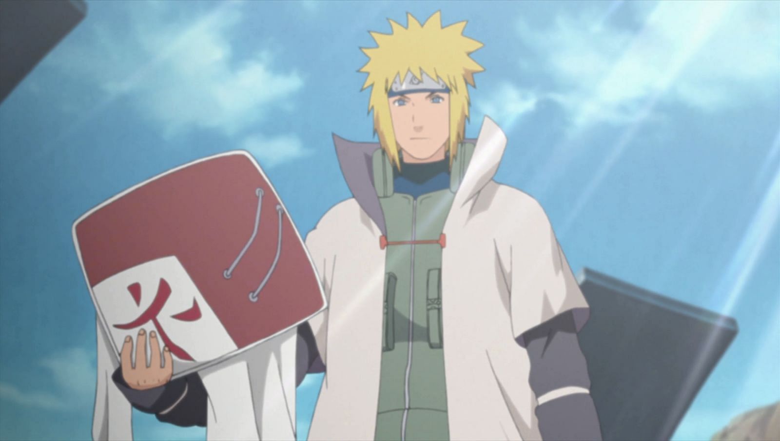 In a flashback of Minato's team from Naruto season 1, Obito and