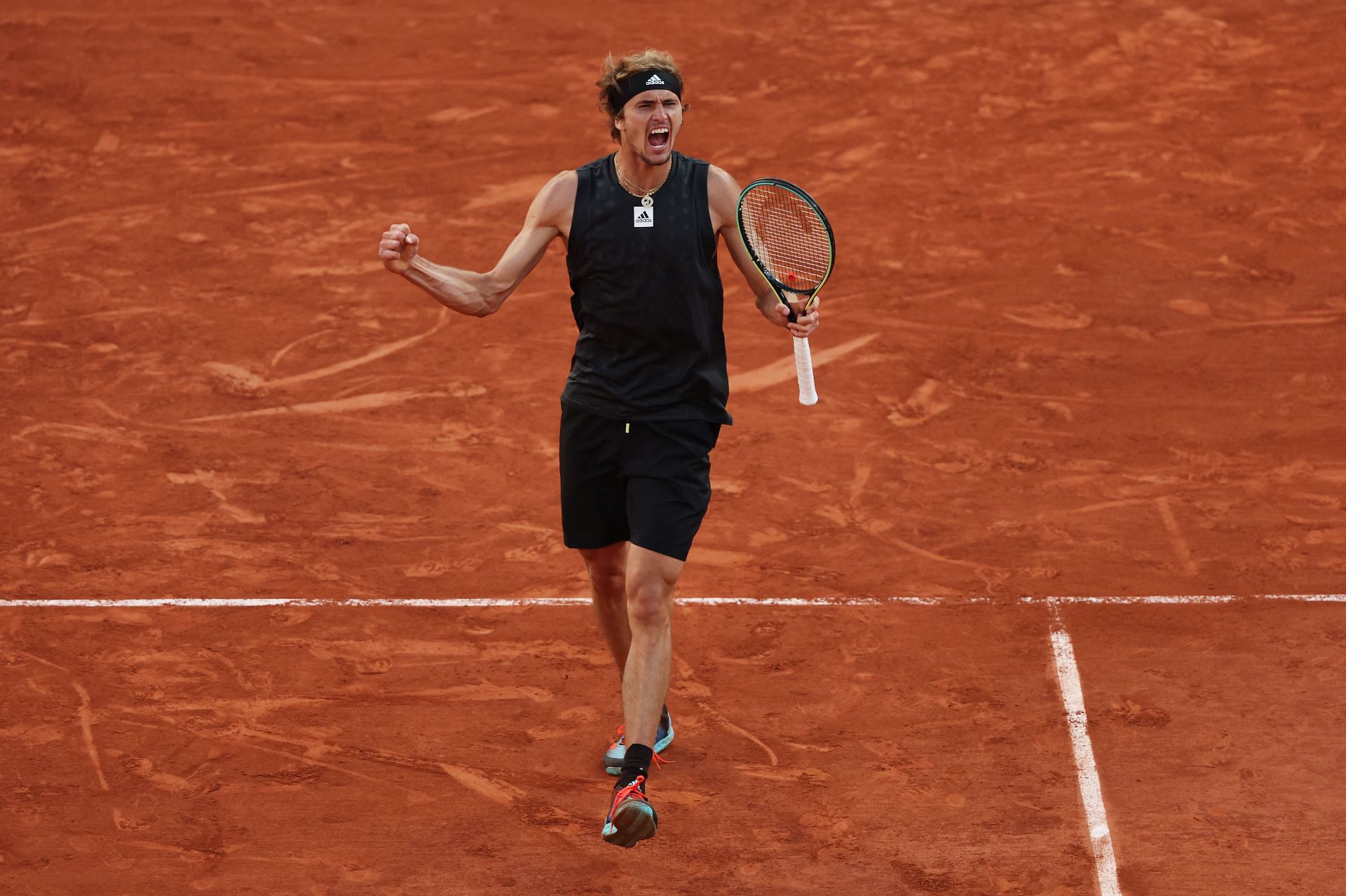 Alexander Zverev at the 2022 French Open.