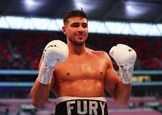 When was Tommy Fury's last match?