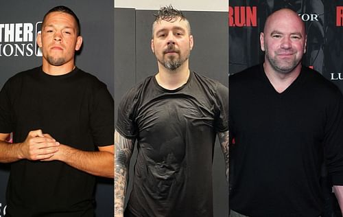 Nate Diaz (left), Dan Hardy (center) & Dana White (right) [Image via @danhardymma on Instagram]