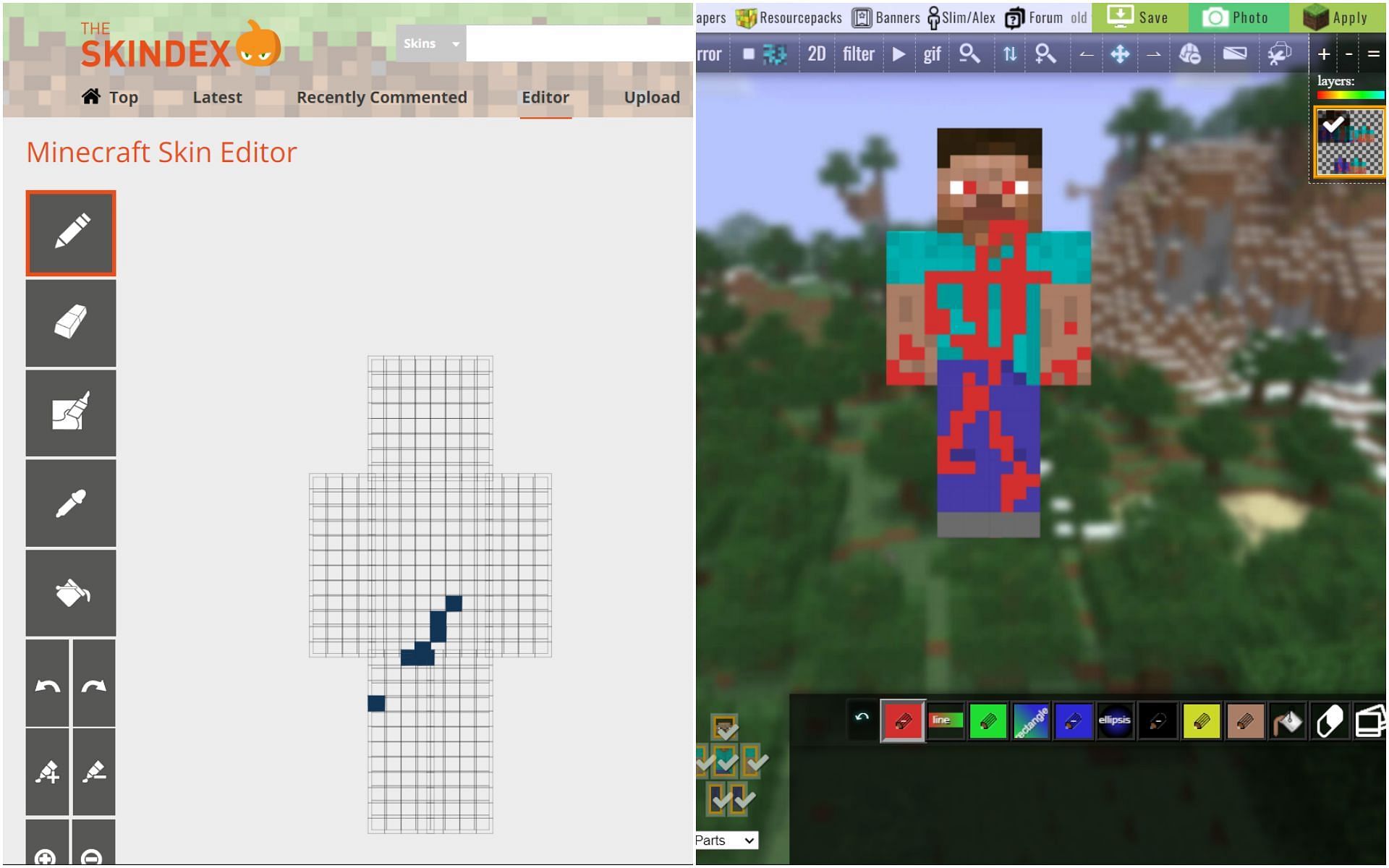 minecraft skin editor app｜TikTok Search