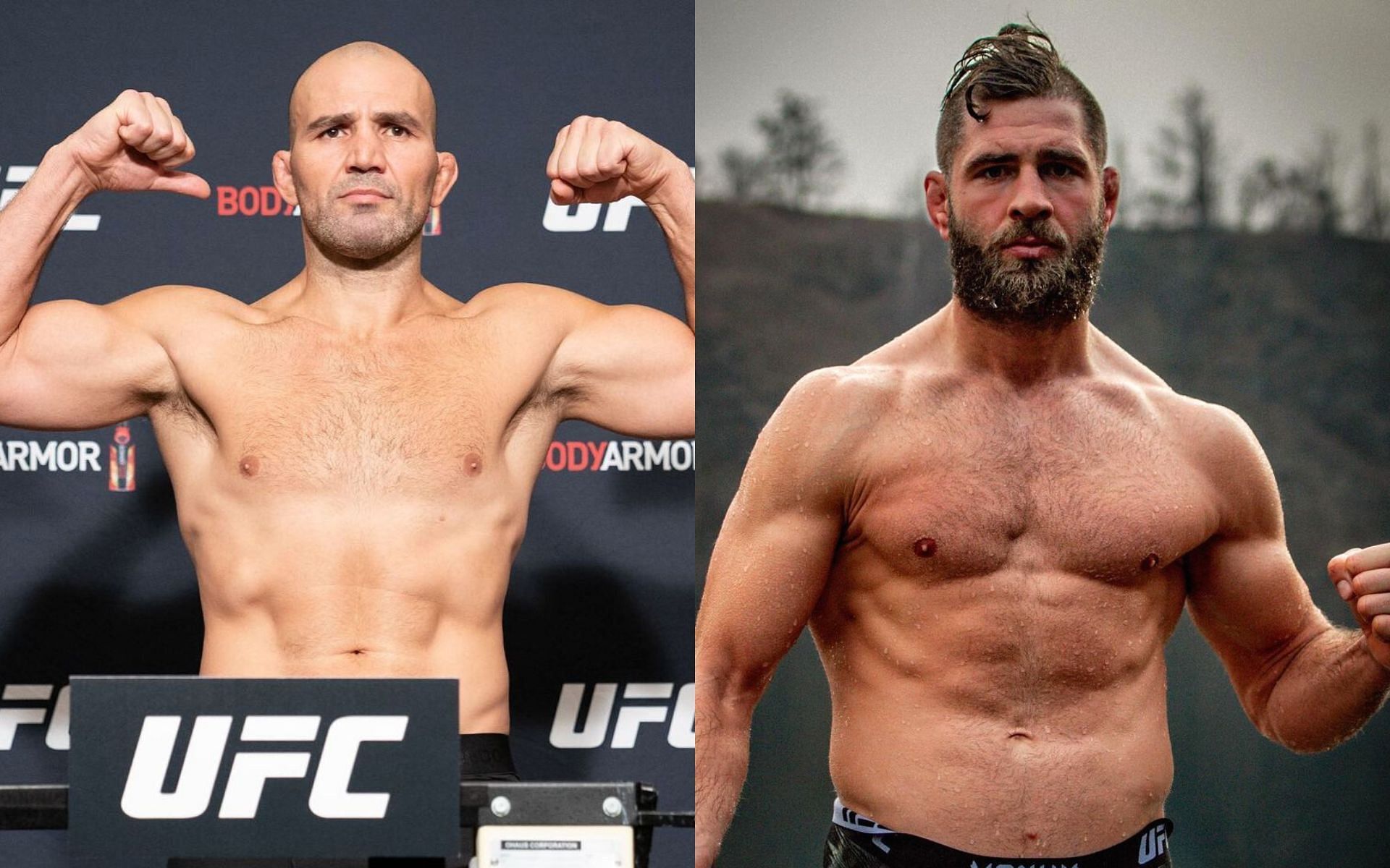 Glover Teixeira (left), Jiri Prochazka (right) [Images courtesy: @gloverteixeira and @jirkaprochazka via Instagram]