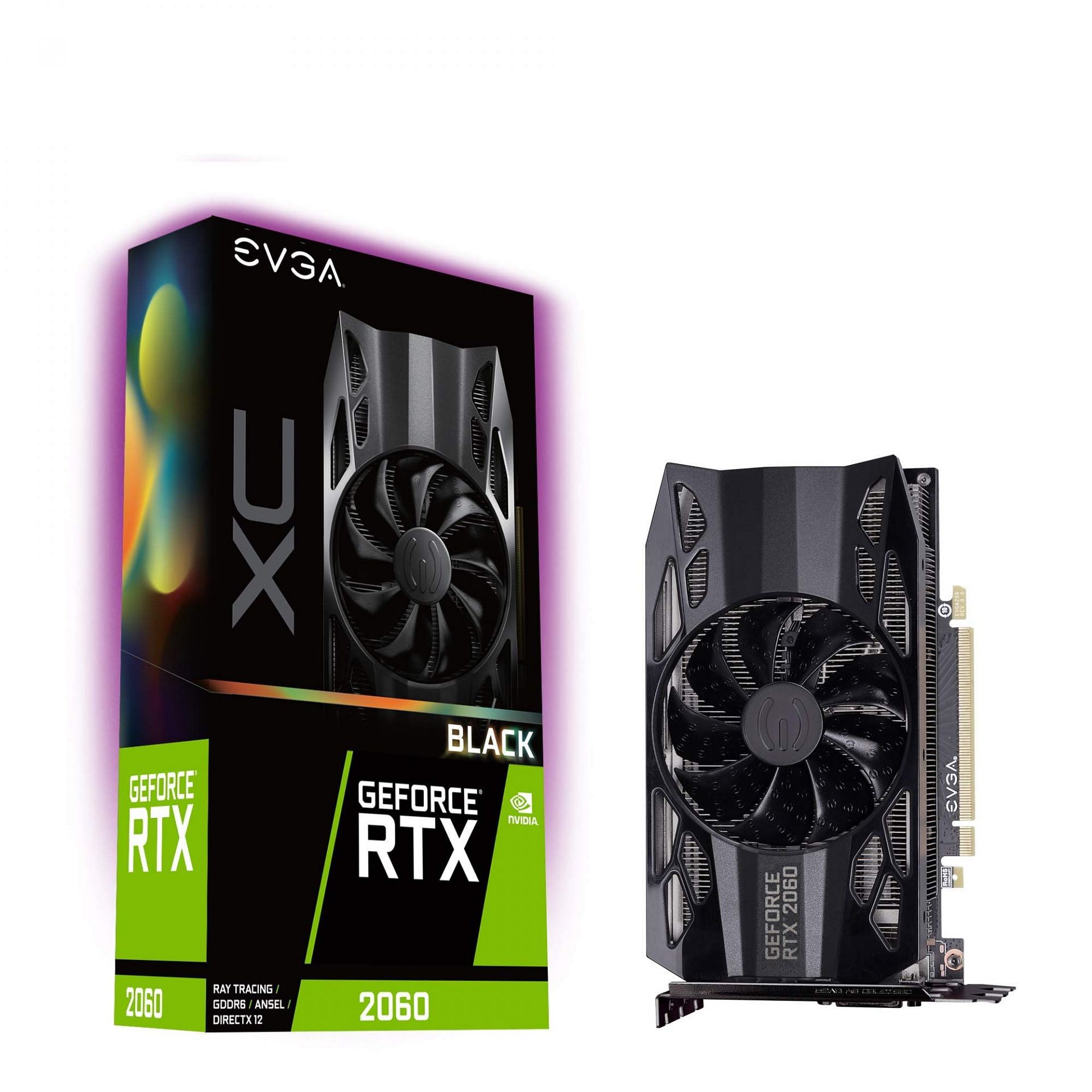 The fourth best low-profile graphic card - EVGA GeForce RTX 2060 XC Black Edition (Image via Amazon)