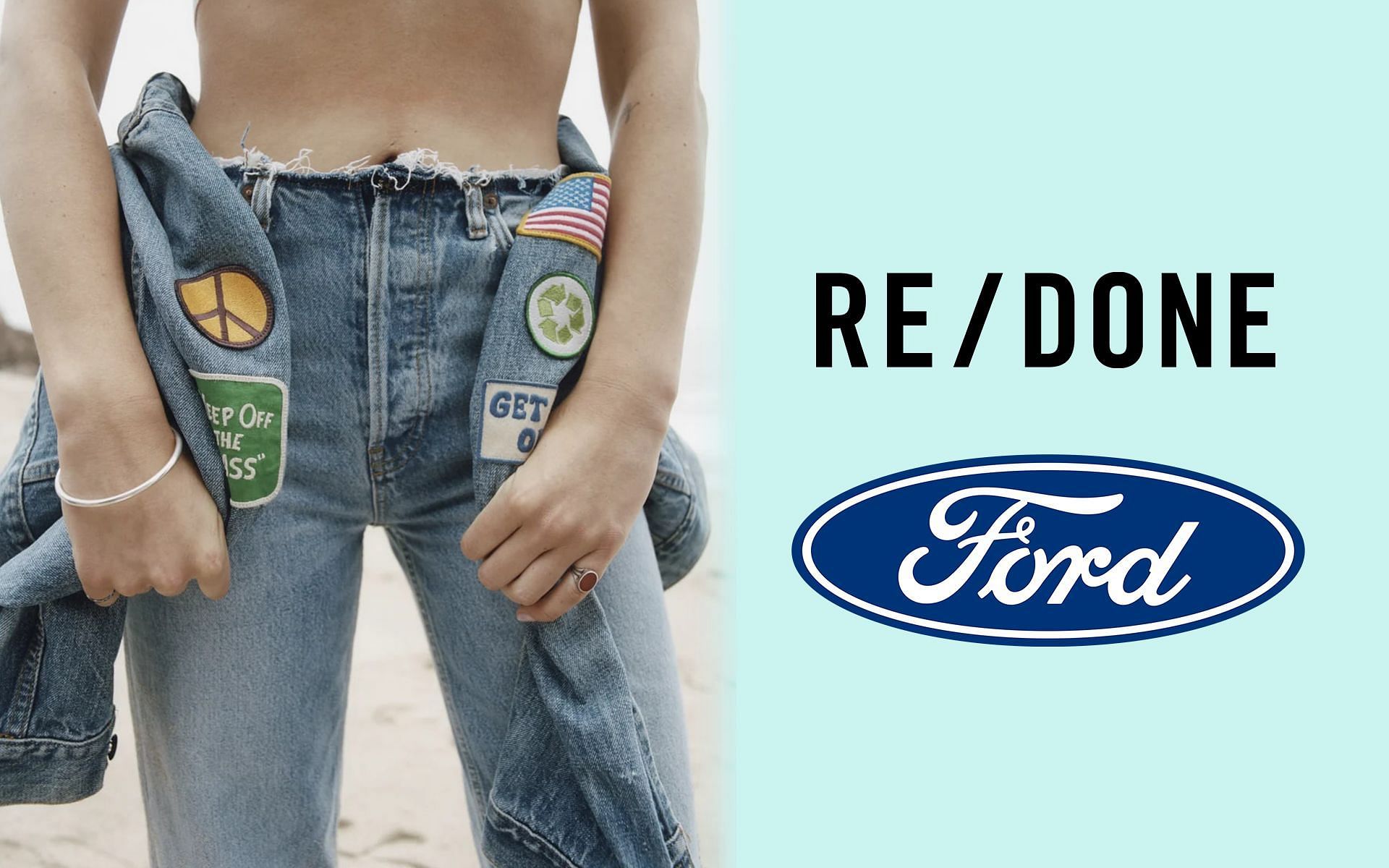 Upcoming Re/Done x Ford sustainable collection (Image via Sportskeeda)