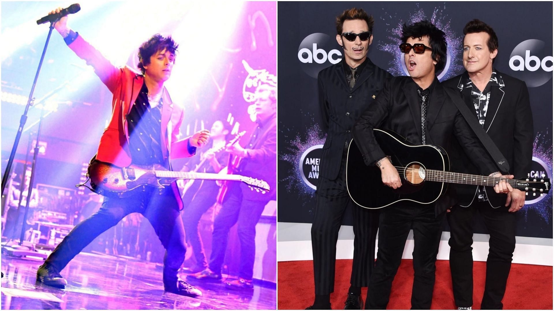 Billie Joe Armstrong criticised the Supreme Court&#039;s ruling overturning Roe vs. Wade. (Images via Getty and Instagram/@greenday)