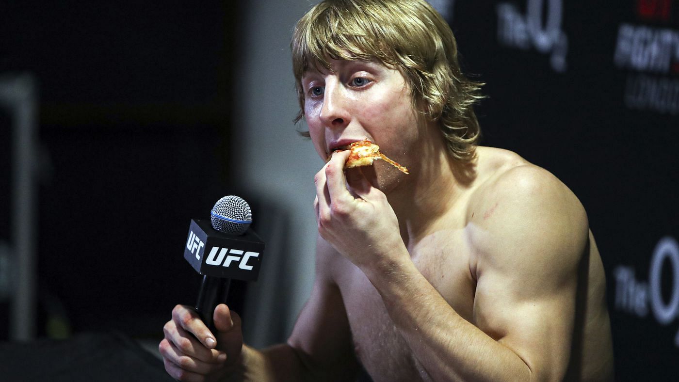 Paddy Pimblett is happy to admit that he eats junk food between his fights