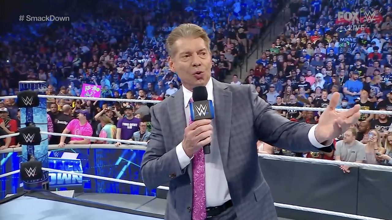 Vince McMahon opens SmackDown with a message for the WWE Universe