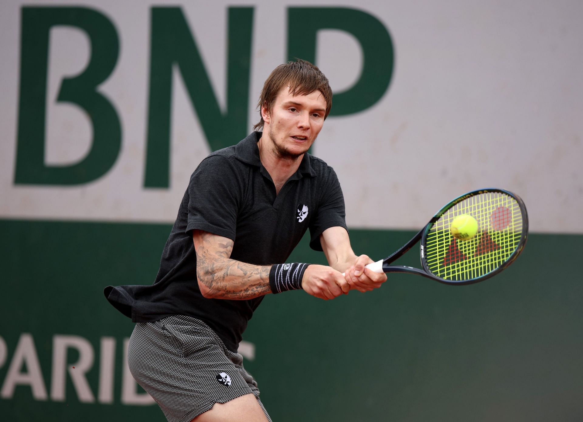 Alexander Bublik at the 2022 French Open