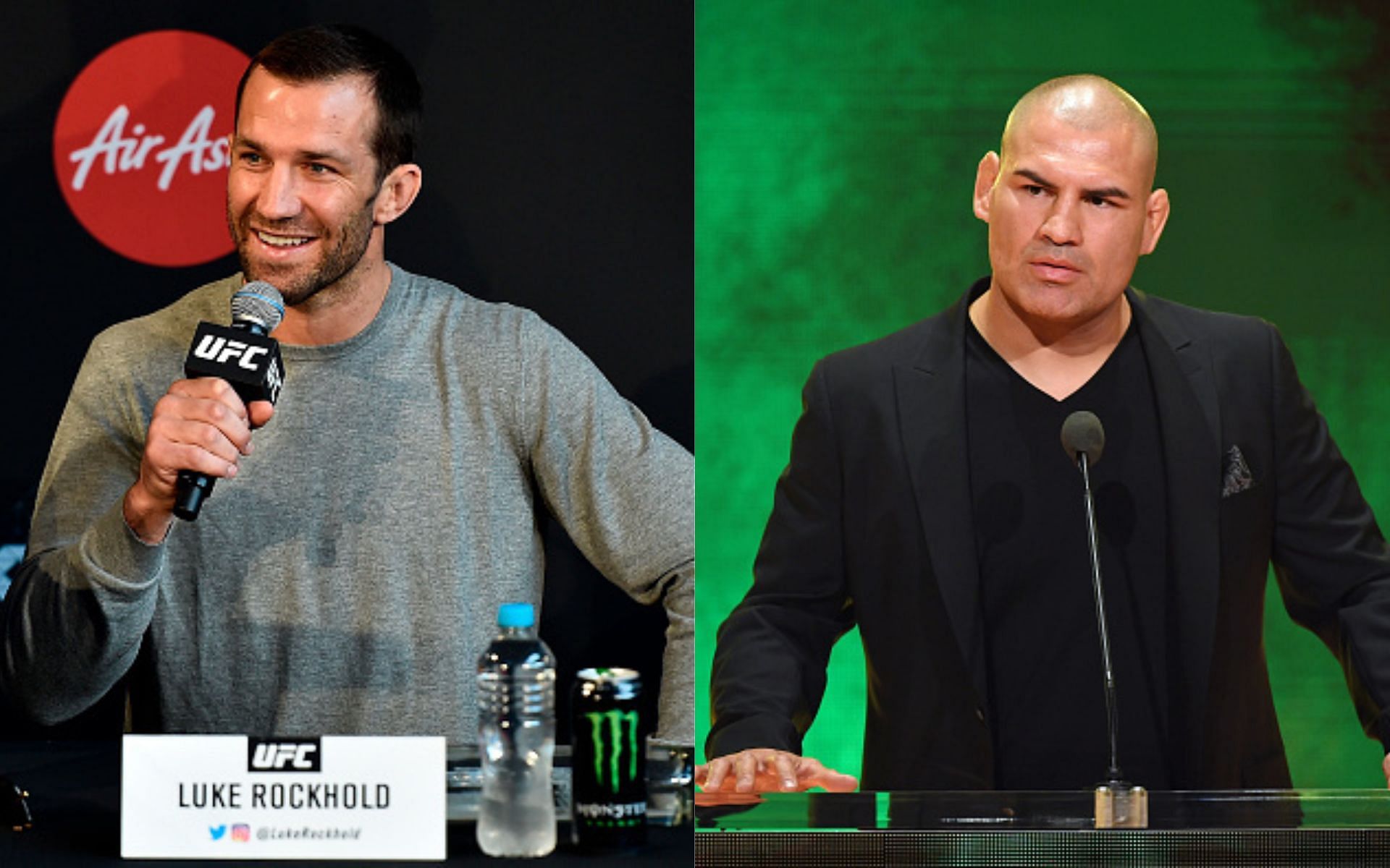 Luke Rockhold (left) and Cain Velasquez (right)(Images via Getty)