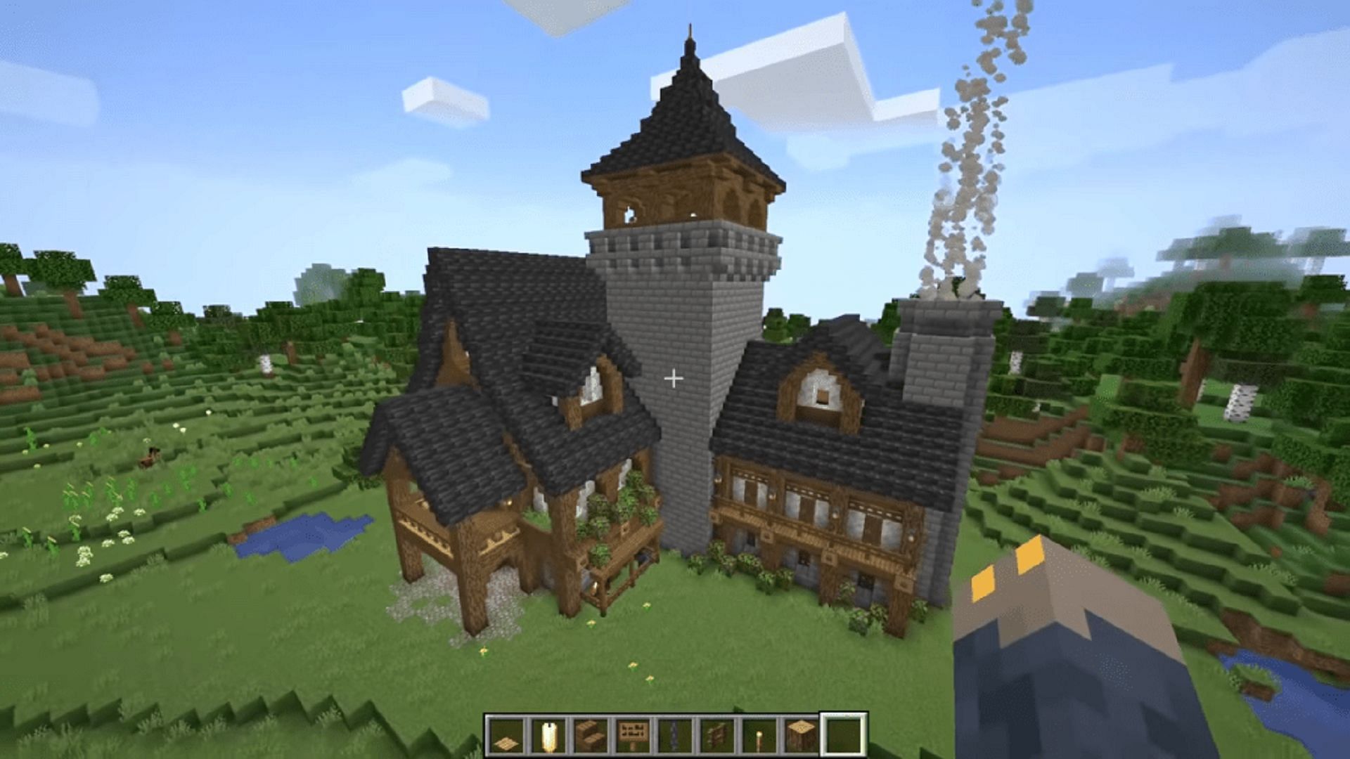 minecraft easy medieval house