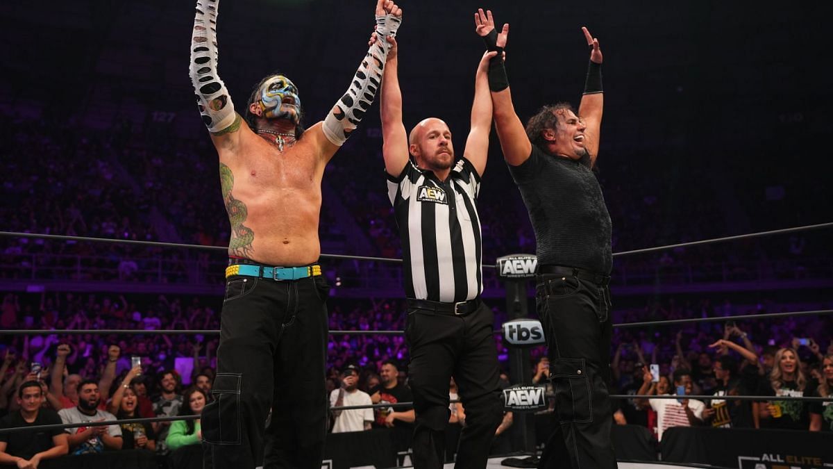 The Hardys were victorious at Double or Nothing