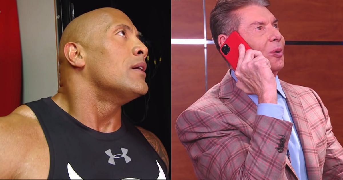 Dwayne &quot;The Rock&quot; Johnson and Vince McMahon