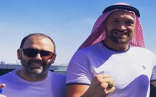 Daniel Kinahan (left) and Tyson Fury (right) [via Instagram]