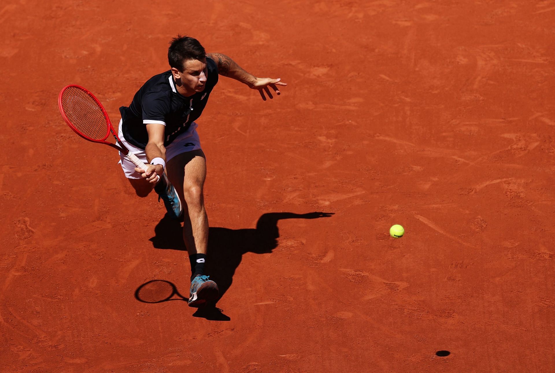 Camilo Ugo Carabelli at the 2022 French Open