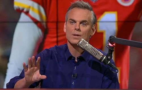 Colin Cowherd in one of his shows.