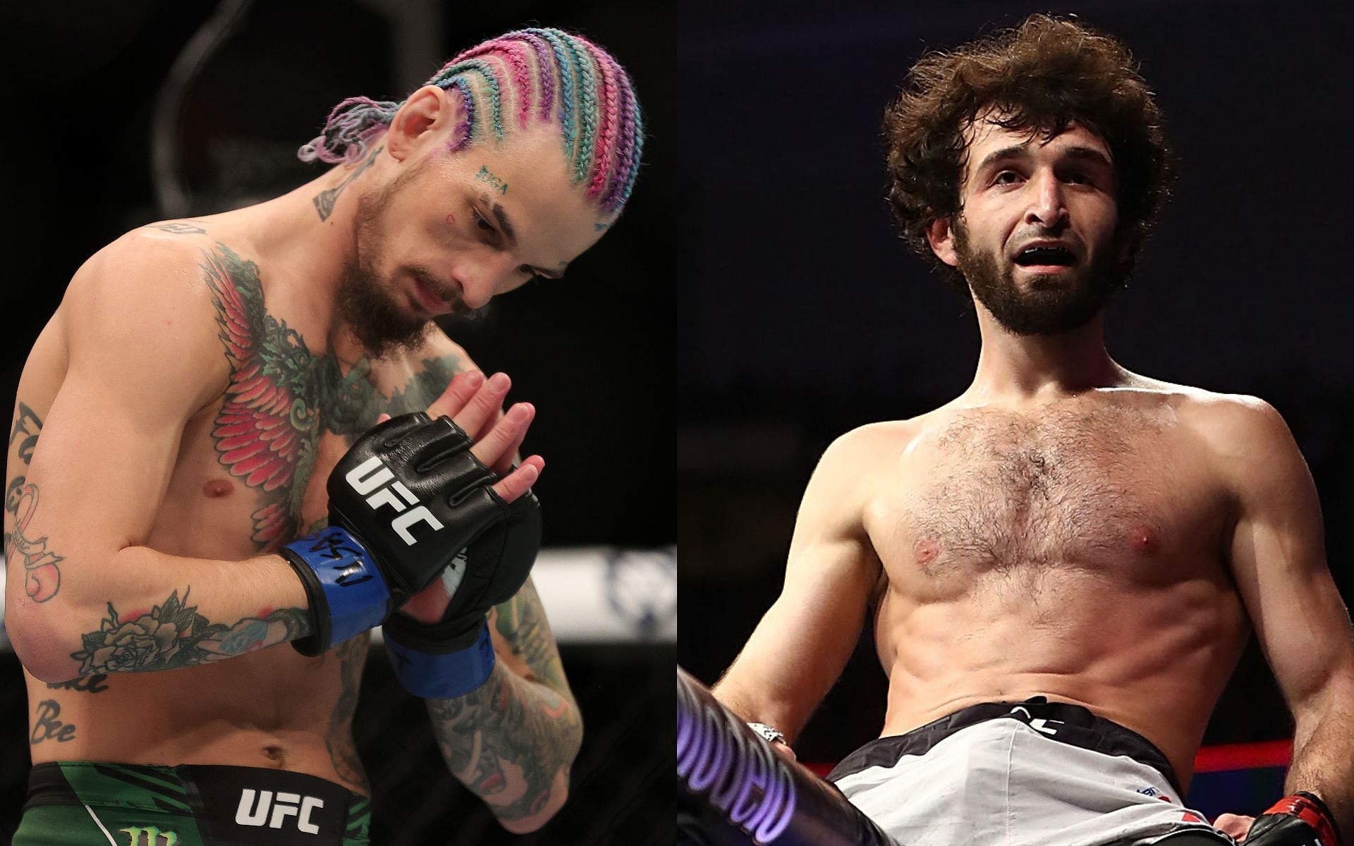 Sean O&#039;Malley (left) and Zabit Magomedsharipov (right) (Images via Getty)