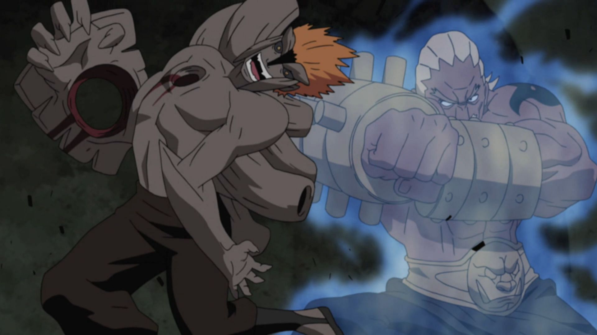 A&#039;s power and speed have no rival in his village (Image via Masashi Kishimoto/Shueisha, Viz Media, Naruto Shippuden)