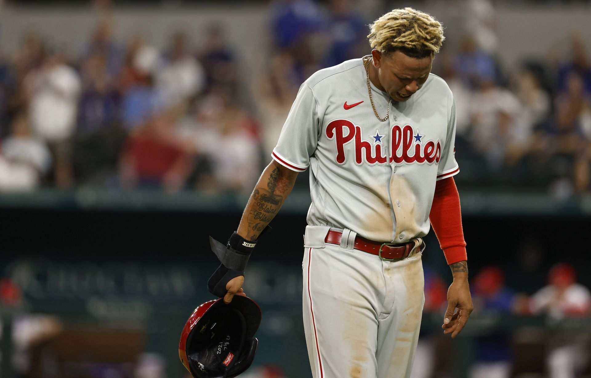 The Philadelphia Phillies have lost three straight games after suffering a 4-2 defeat to the Texas Rangers this afternoon.