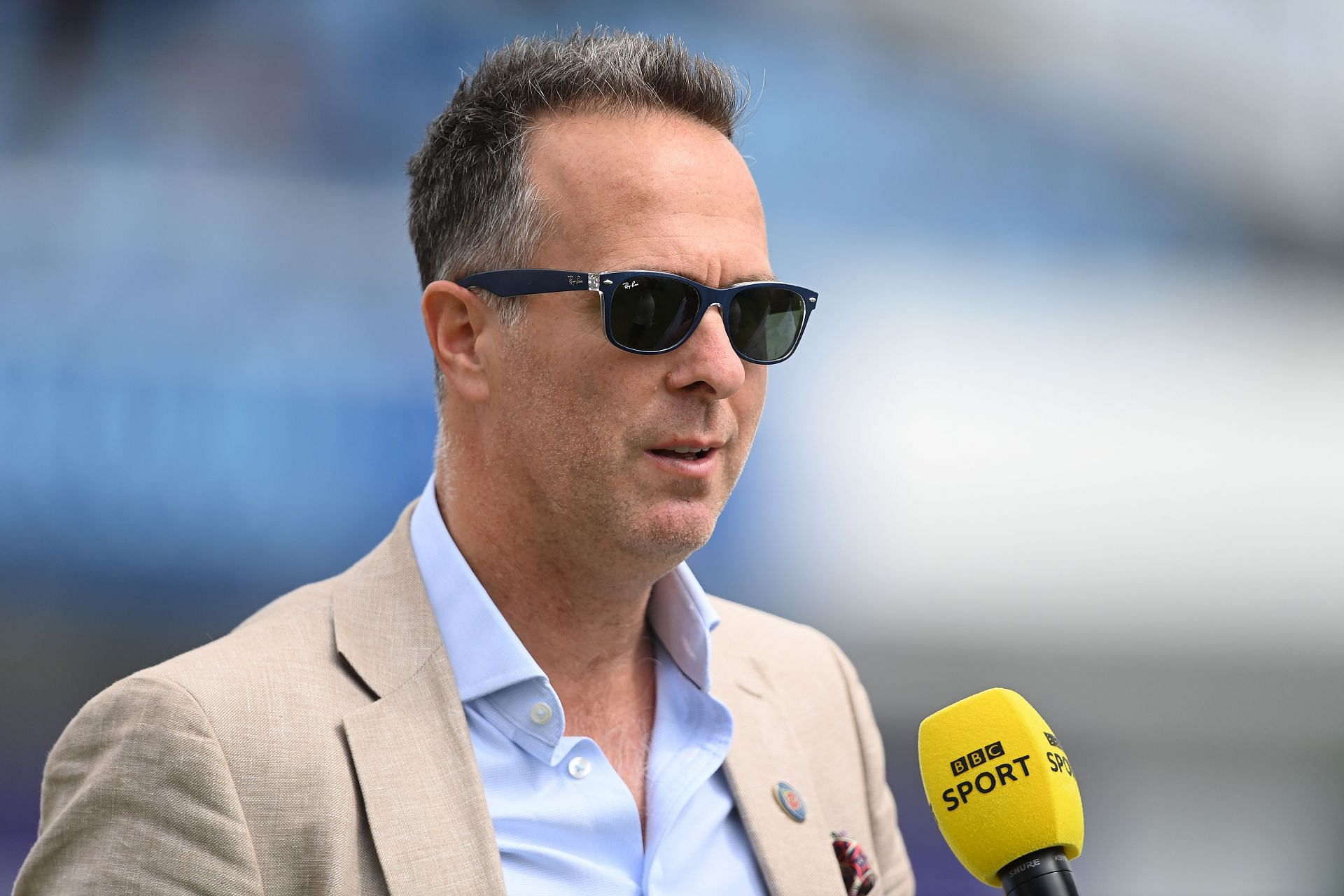 Former England captain Michael Vaughan was on air for BBC Sport on Monday. (P.C.:Getty Images)