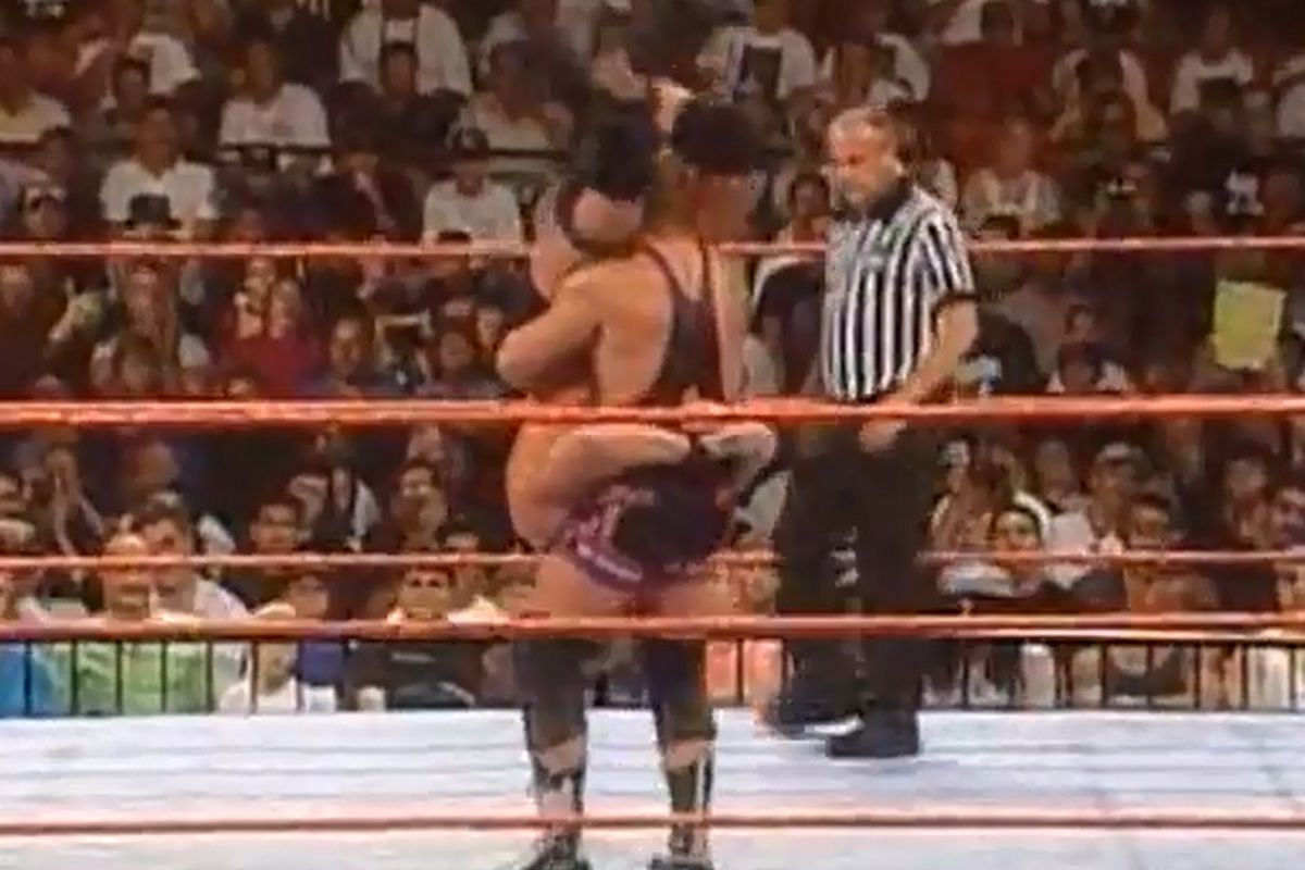 A botched piledriver by Owen Hart left Steve Austin temporarily paralysed