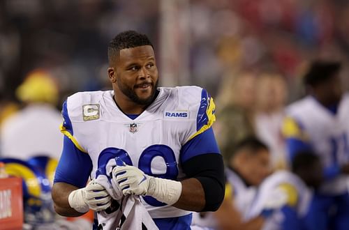 Los Angeles Rams defensive lineman Aaron Donald