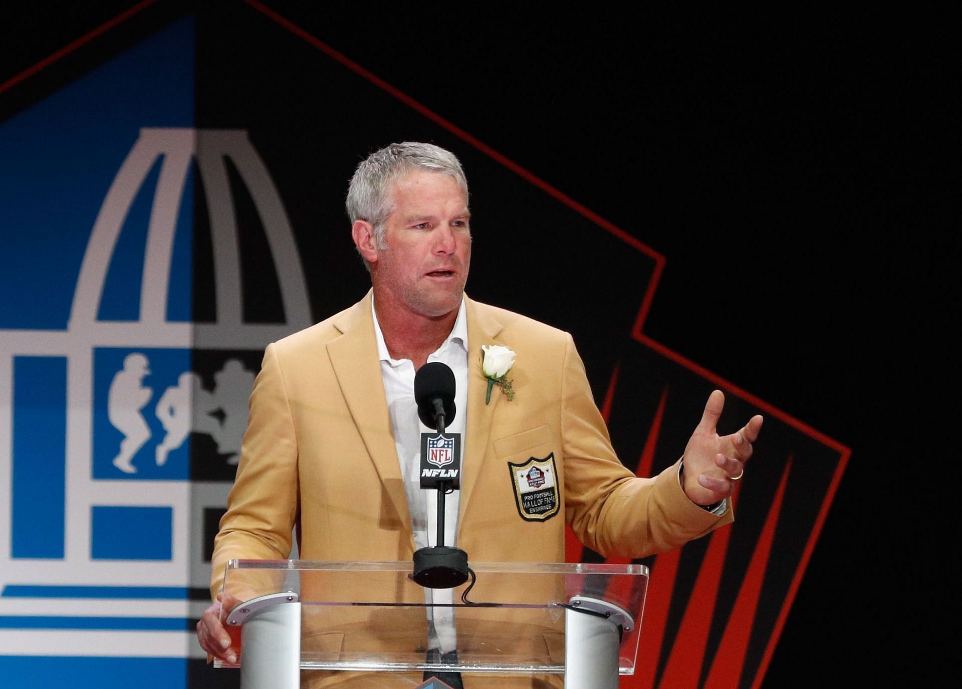 Hall of Fame quarterback Brett Favre