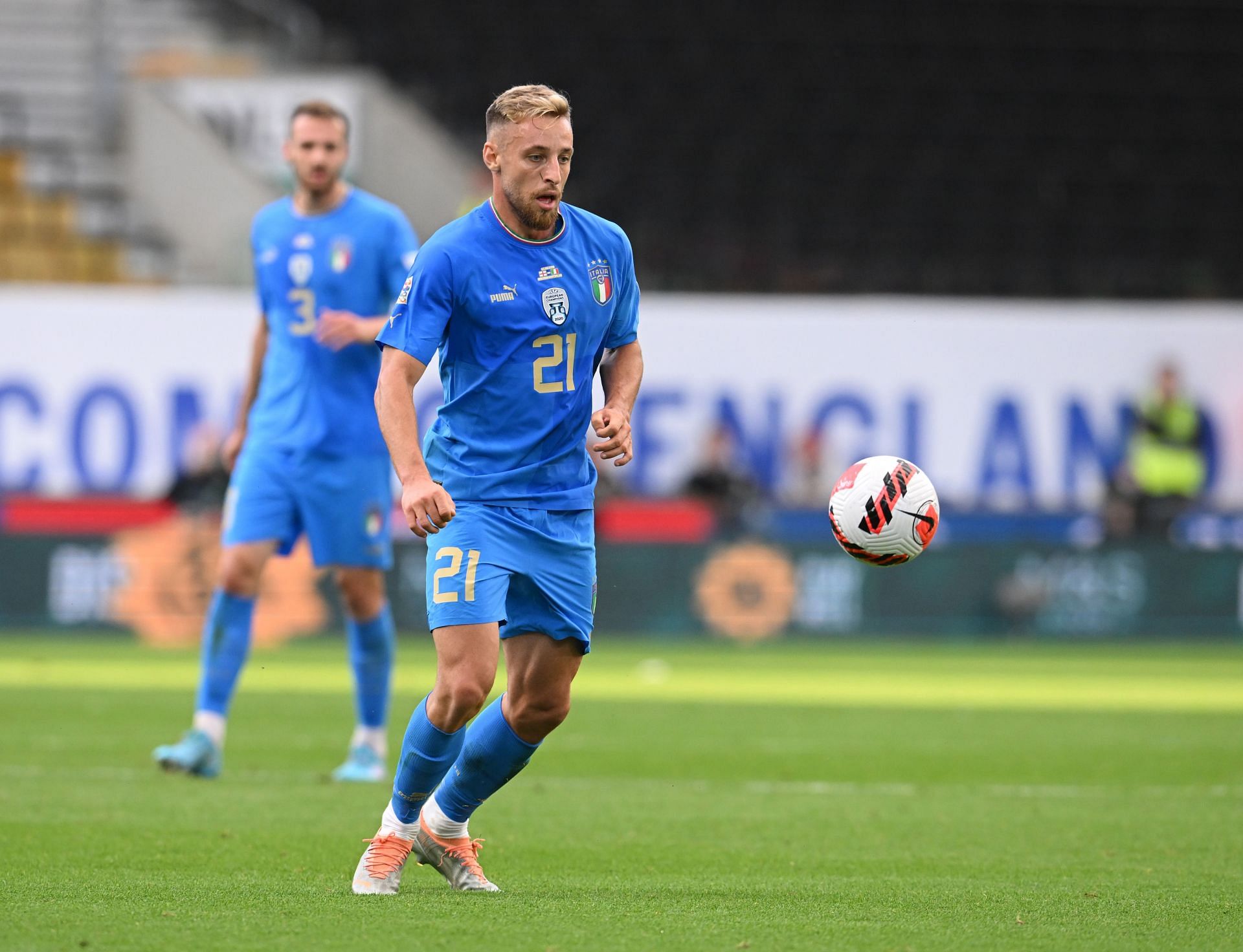 Davide Frattesi was substituted at halftime in Italy&#039;s game against Germany
