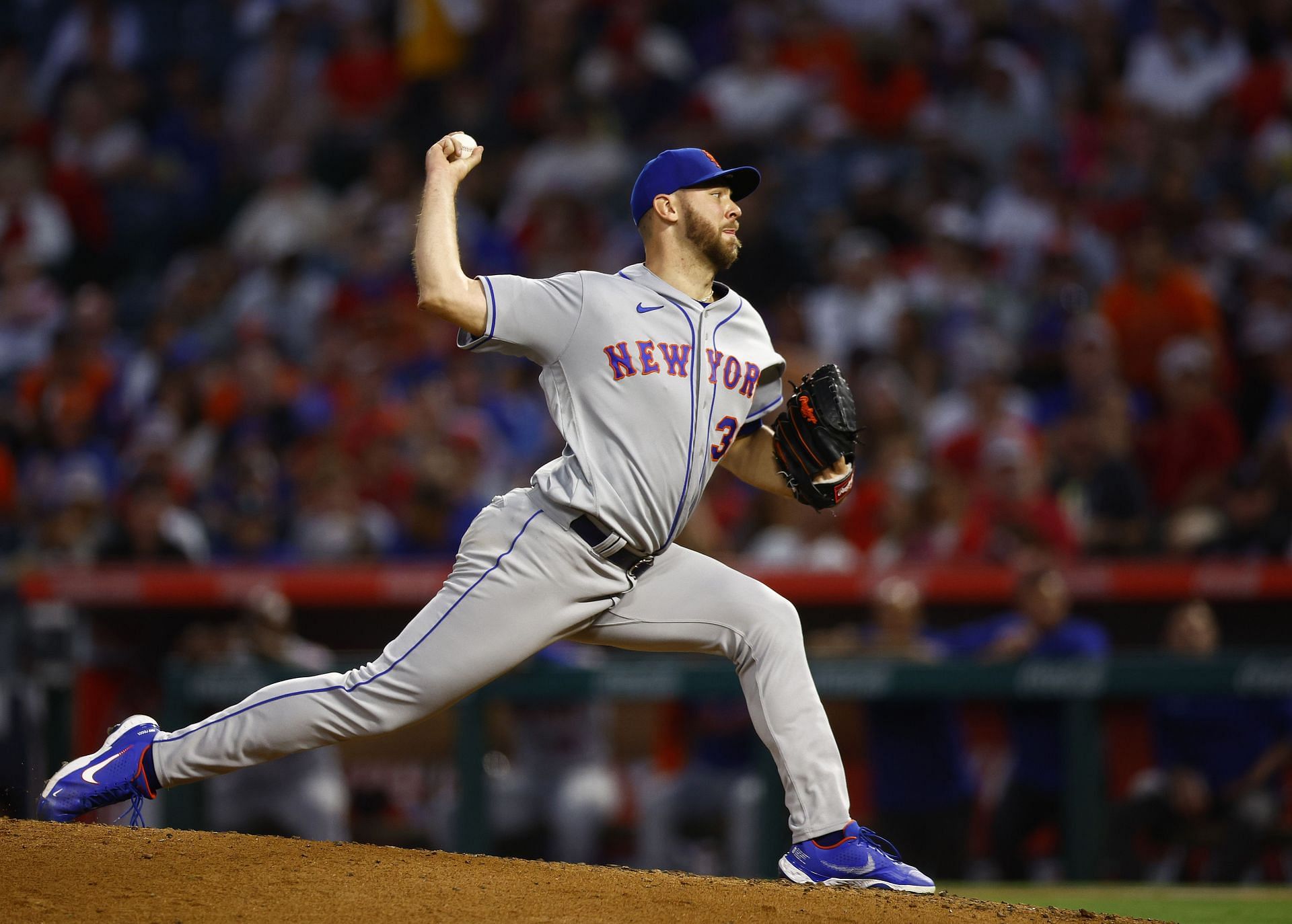 New York Mets starting pitcher Tylor Megill is in the league&#039;s upper percentile for strikeout percentage.