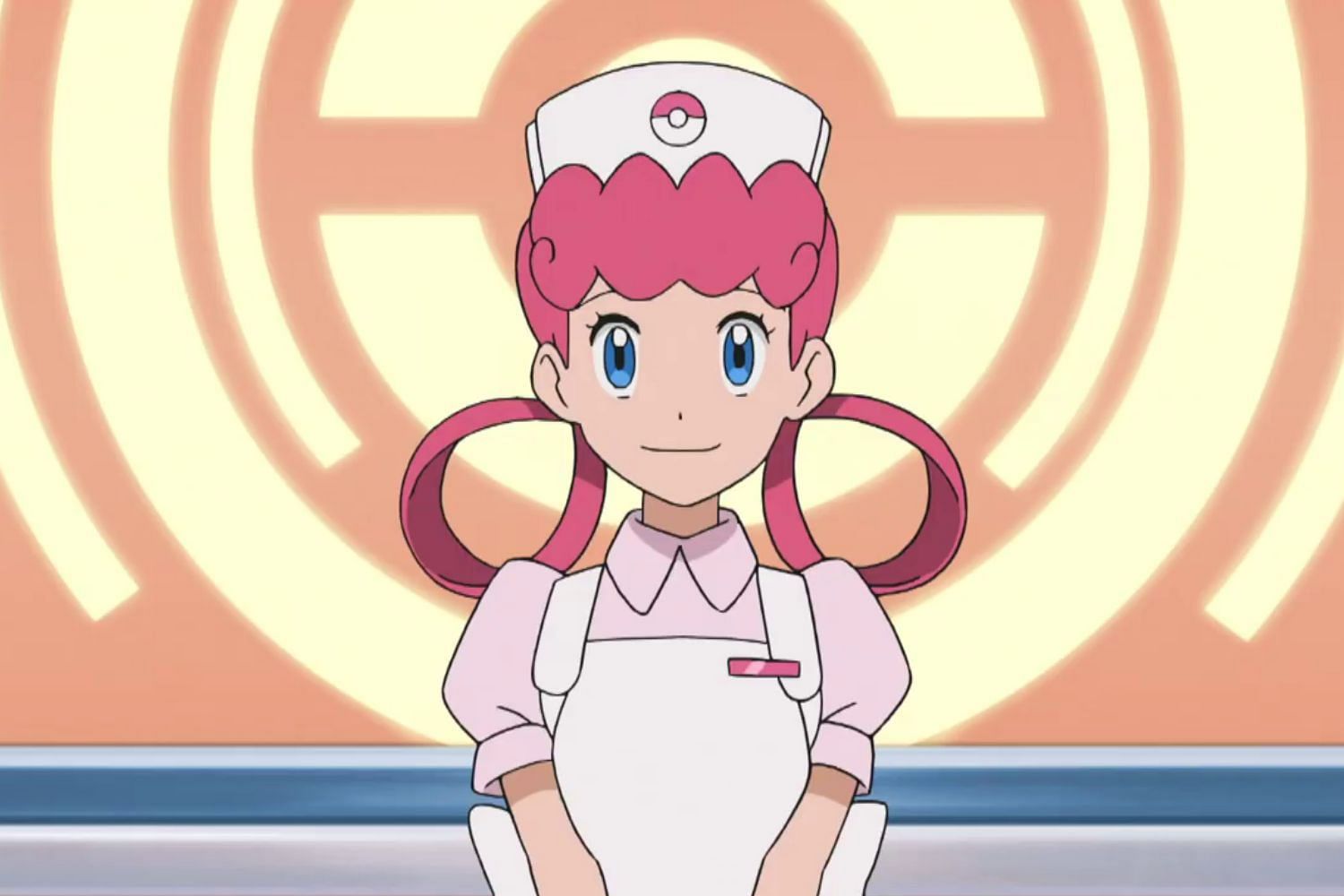 One of many Nurse Joy designs (Image via OLM, Inc)