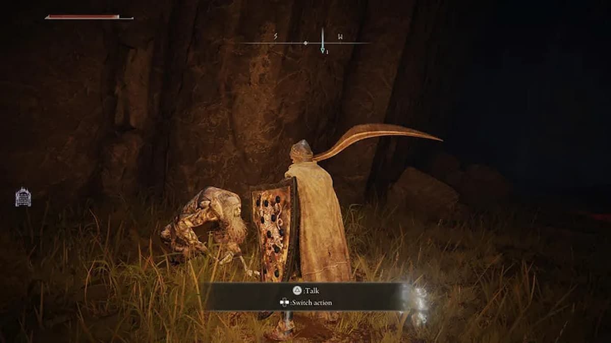 Make sure to speak with Old Albus multiple times (Image via FromSoftware Inc.)