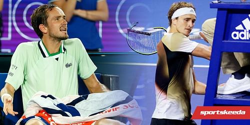 Daniil Medvedev and Alexander Zverev have had heated arguments with umpires this year