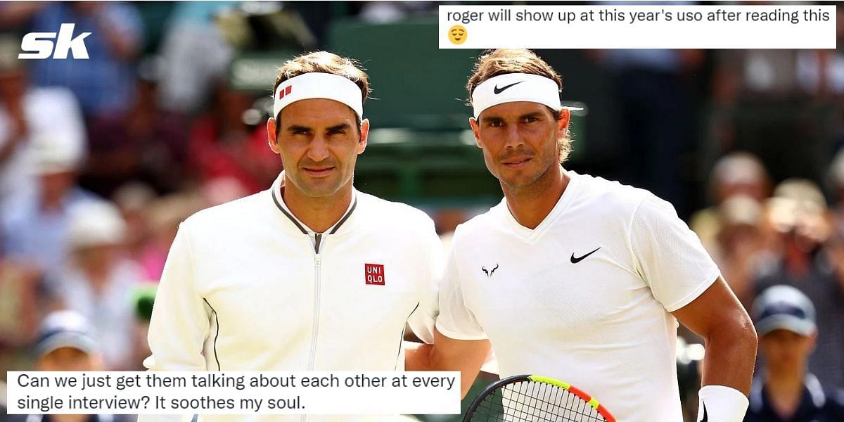 Tennis fans react to Rafael Nadal&#039;s comments about Roger Federer during a Wimbledon presser