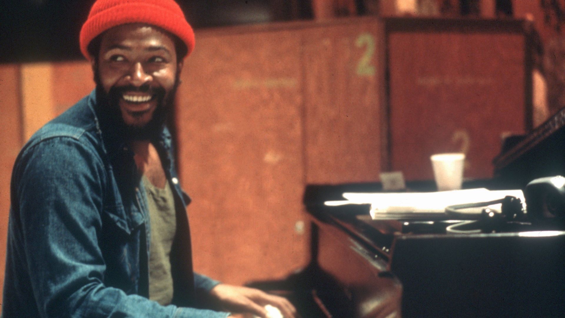 The artist of today&#039;s Heardle, Marvin Gaye (Image via Jim Britt)