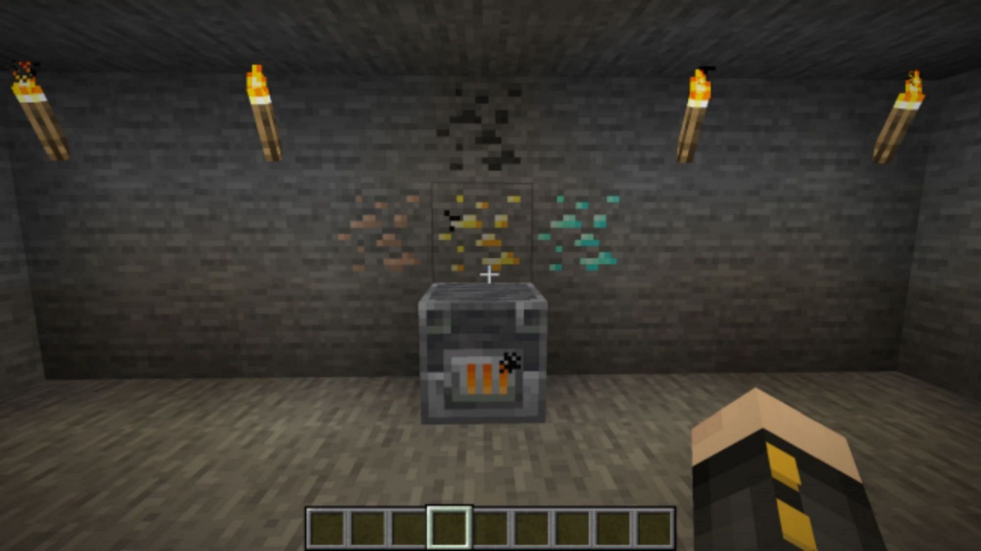A blast furnace in Minecraft (Image via Mojang)