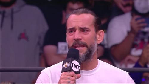 CM Punk announced earlier on AEW Rampage that he's injured.