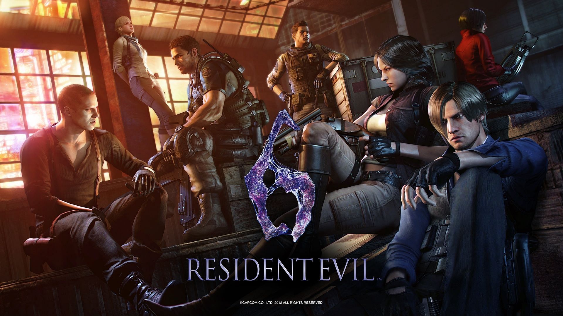 The official artwork for RE6 (Image via Capcom)