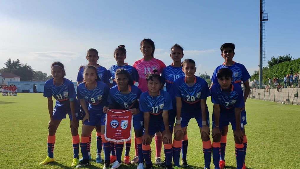 India U-17 came into the game after a 7-0 loss against Italy U-17. (Image Courtesy: AIFF Media)