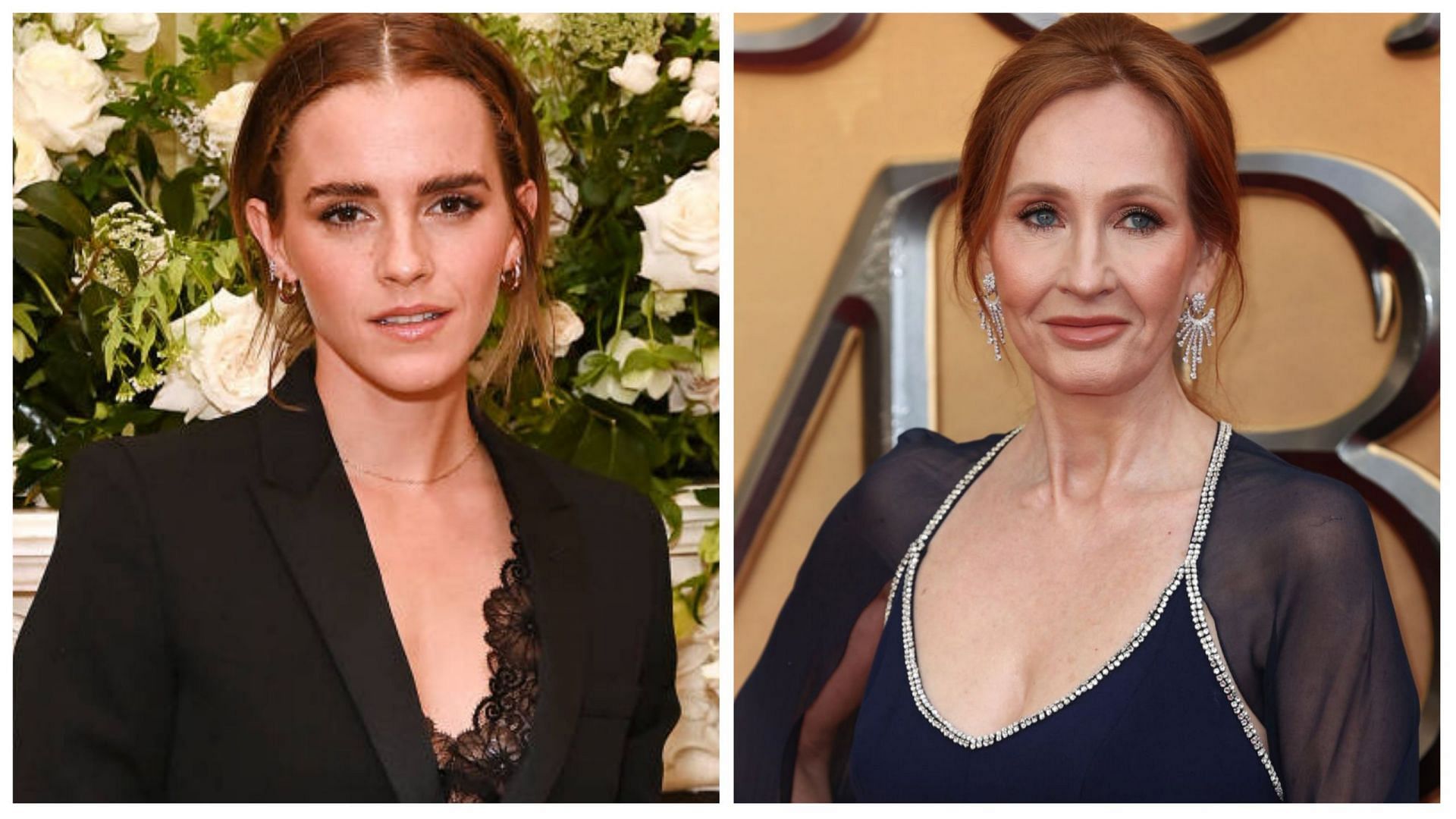 Emma Watson is unwilling to work on a new Harry Potter movie if JK Rowling is involved (Image via David M. Benett and Mike Marsland/Getty Images)