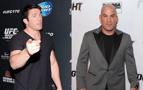 Chael Sonnen (left), Tito Ortiz (right)