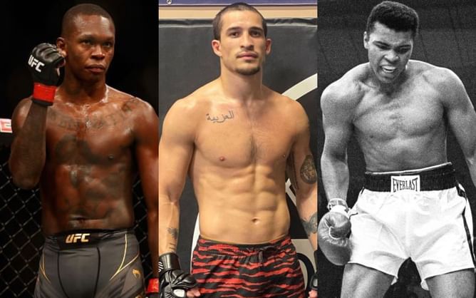 "It's like watching Leonardo da Vinci paint" - Muhammad Ali's grandson Biaggio Ali Walsh is an Israel Adesanya fan