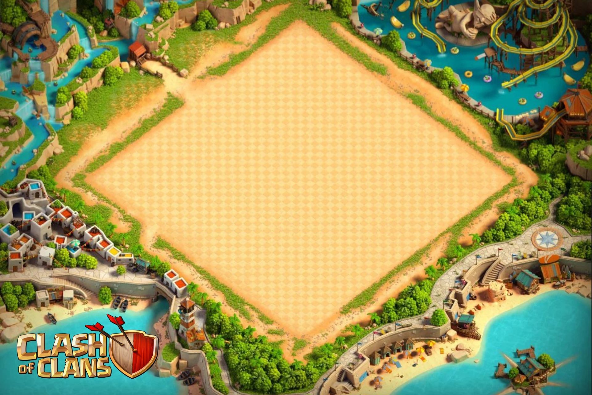 Summer Scenery in Clash of Clans New base scenery, offers, and more