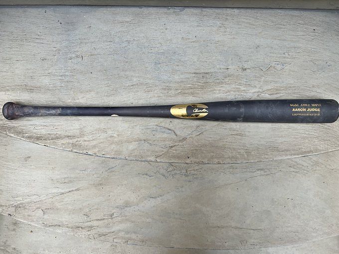 Aaron Judge Signed Game Used Bat