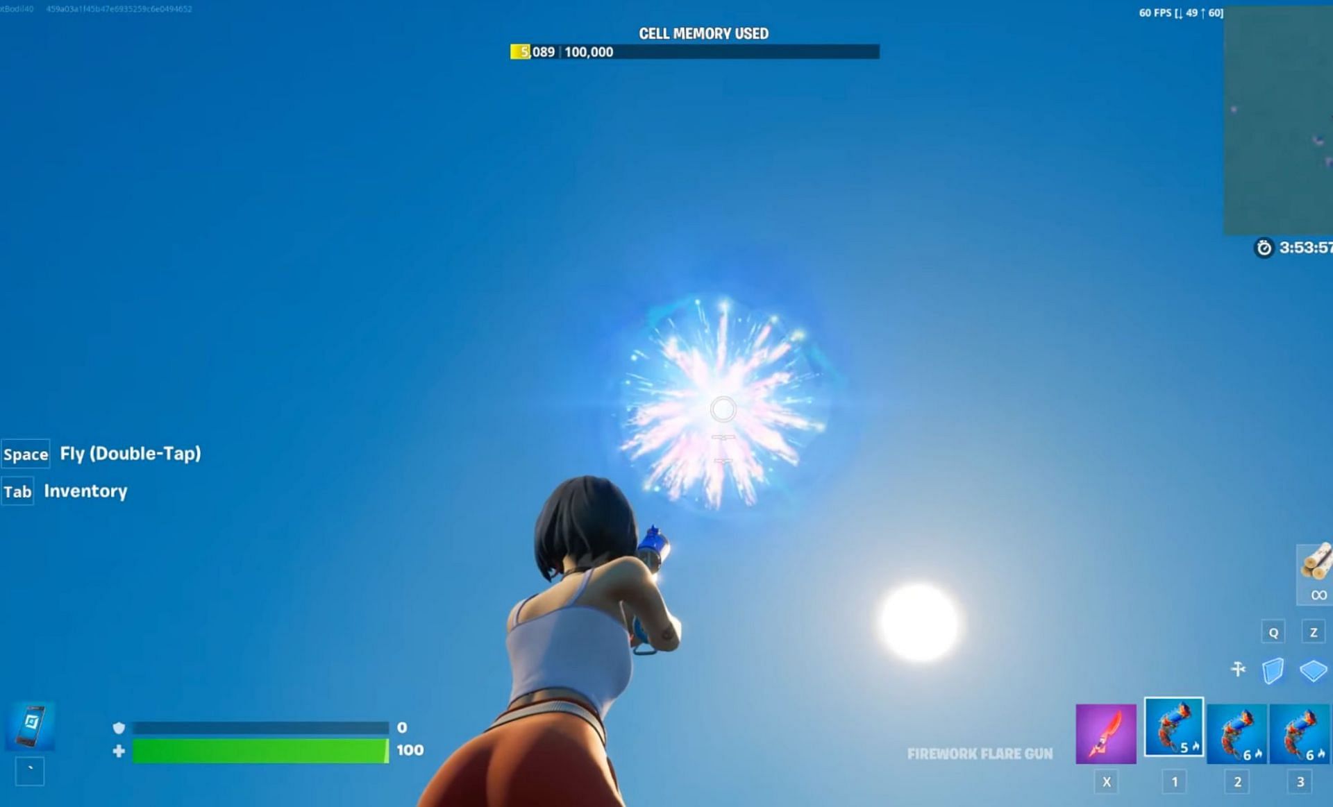 Firework Flare Gun in the game (Image via Bodil40 on YouTube)