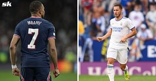 "This is rather good news" - Eden Hazard reacts to Kylian Mbappe's snub, says competition for places at Real Madrid would have become "even tougher"