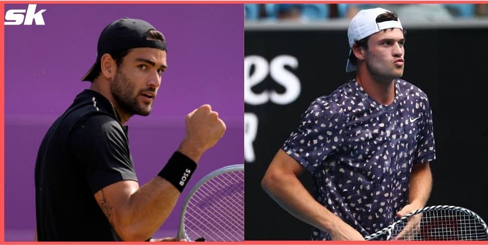 Matteo Berrettini will take on Tommy Paul in the quarterfinals of the Queen&#039;s Club Championships